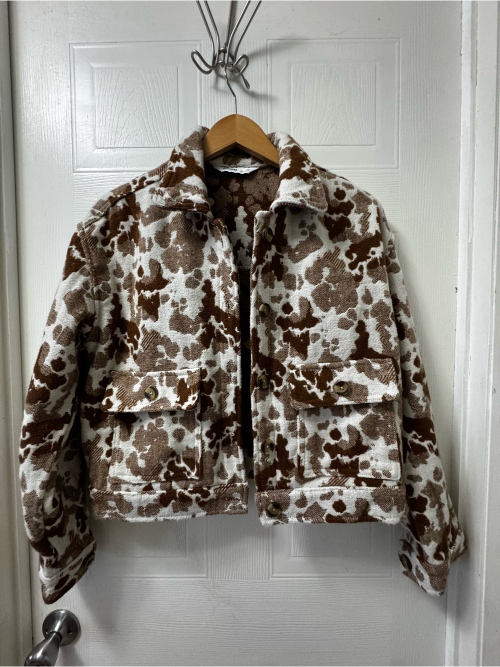 Sonoma Brown & White Teddy Jacket